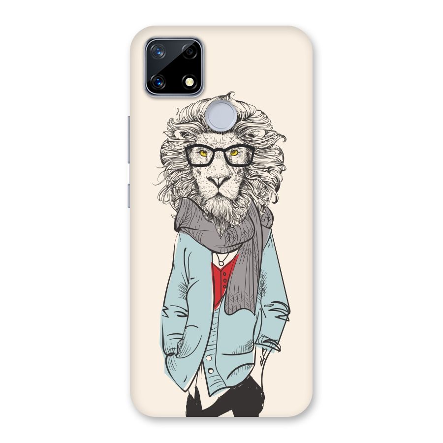 Stylish Lion Back Case for Realme Narzo 20