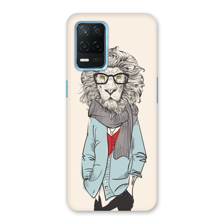 Stylish Lion Back Case for Realme Narzo 30 5G