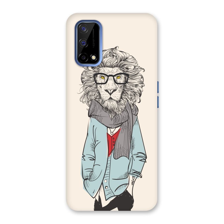 Stylish Lion Back Case for Realme Narzo 30 Pro