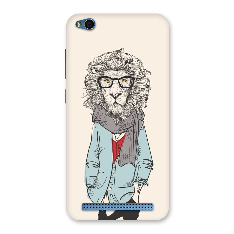 Stylish Lion Back Case for Redmi 5A
