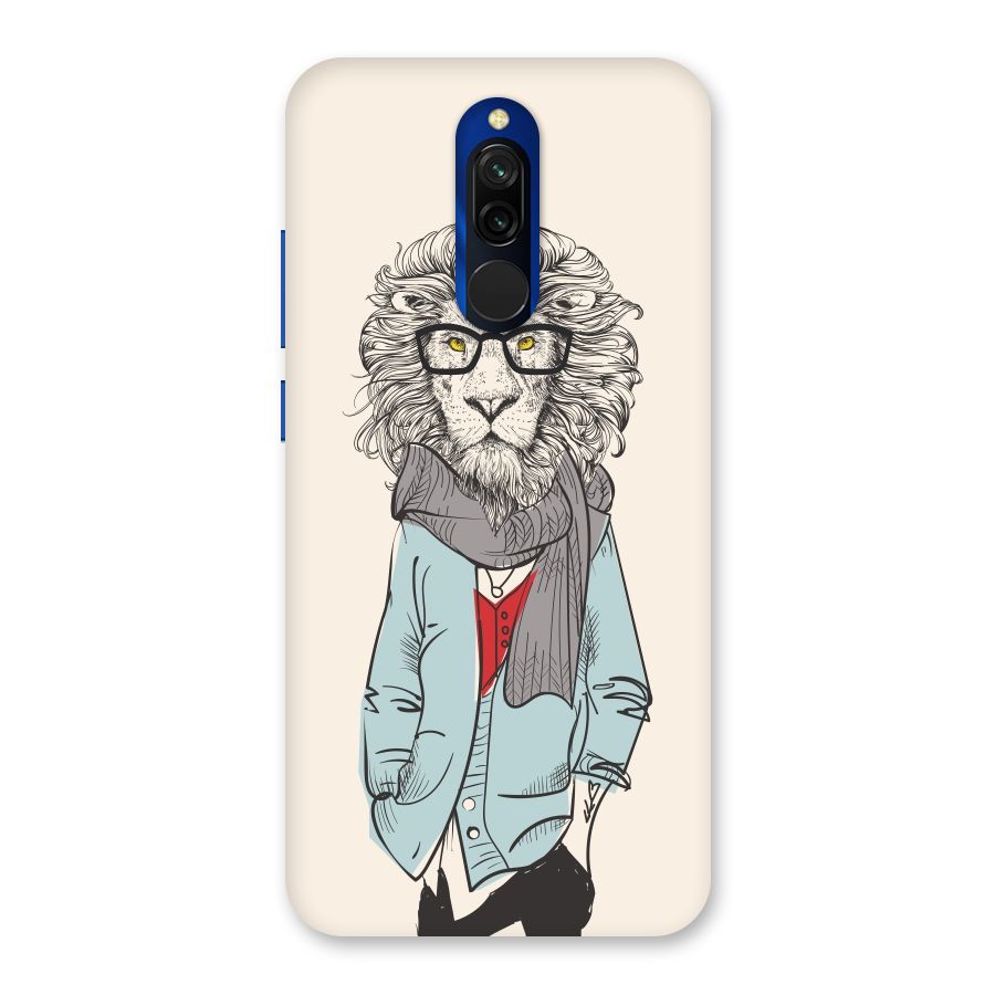 Stylish Lion Back Case for Redmi 8