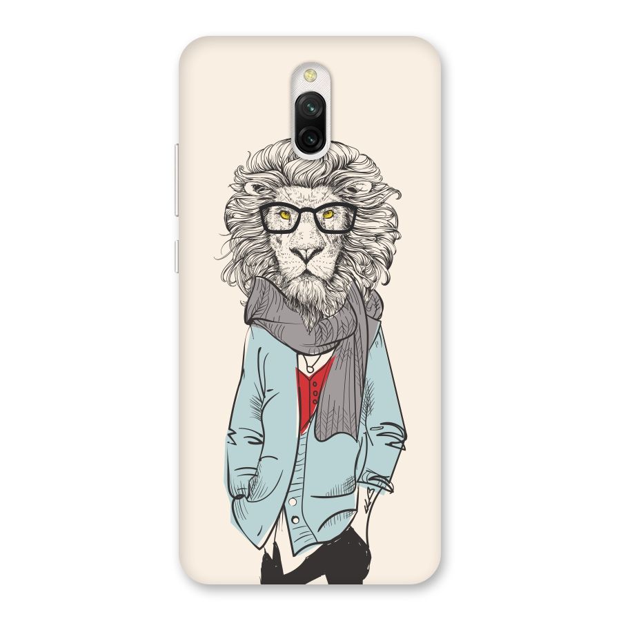 Stylish Lion Back Case for Redmi 8A Dual