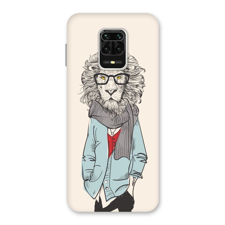 Stylish Lion Back Case for Redmi Note 9 Pro