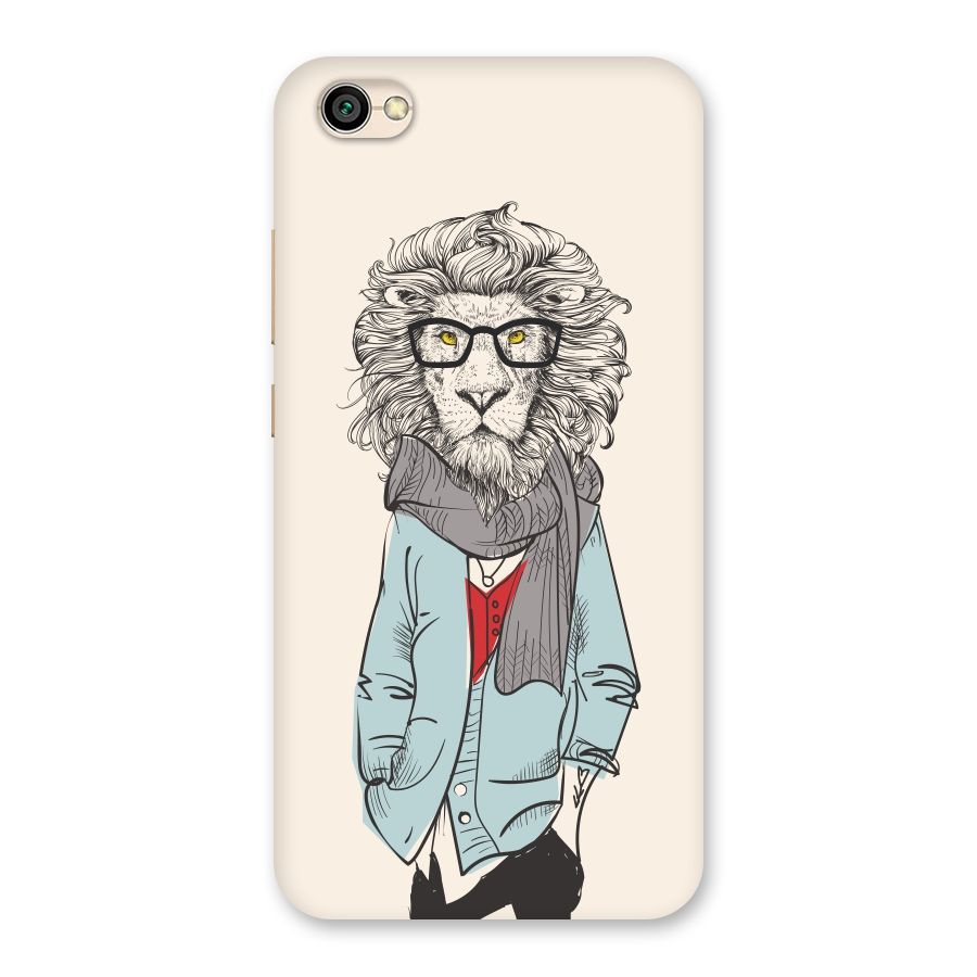 Stylish Lion Back Case for Redmi Y1 Lite