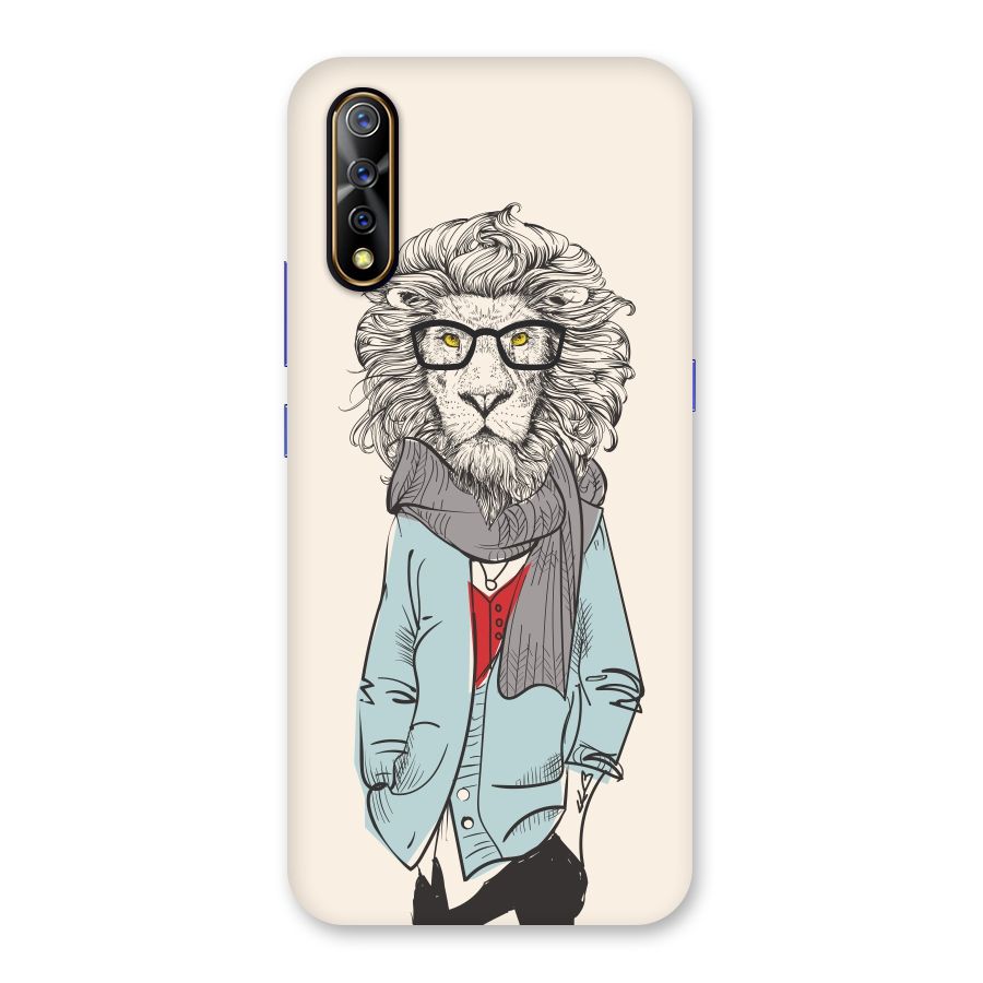 Stylish Lion Back Case for Vivo S1