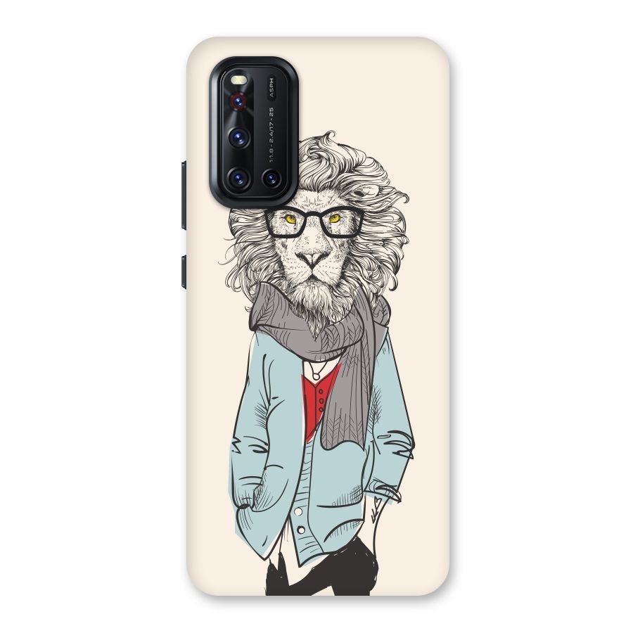 Stylish Lion Back Case for Vivo V19