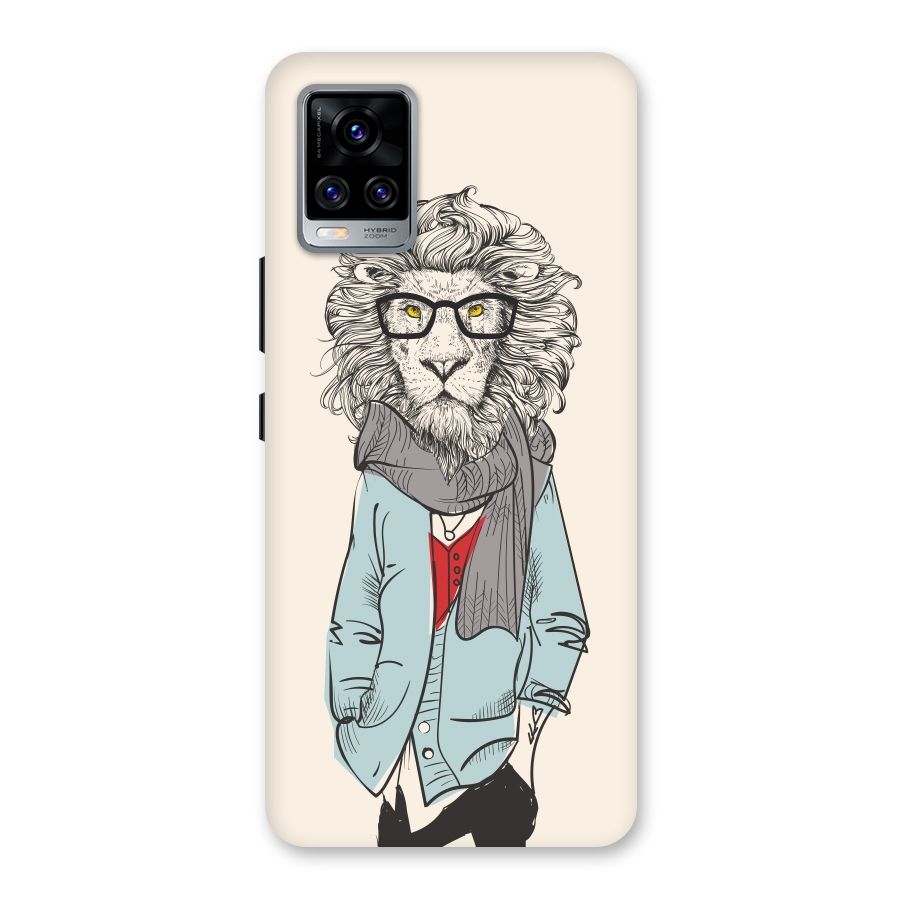 Stylish Lion Back Case for Vivo V20 Pro