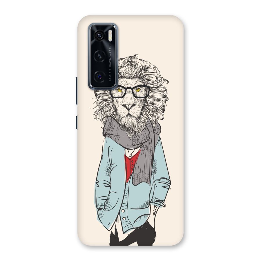 Stylish Lion Back Case for Vivo V20 SE