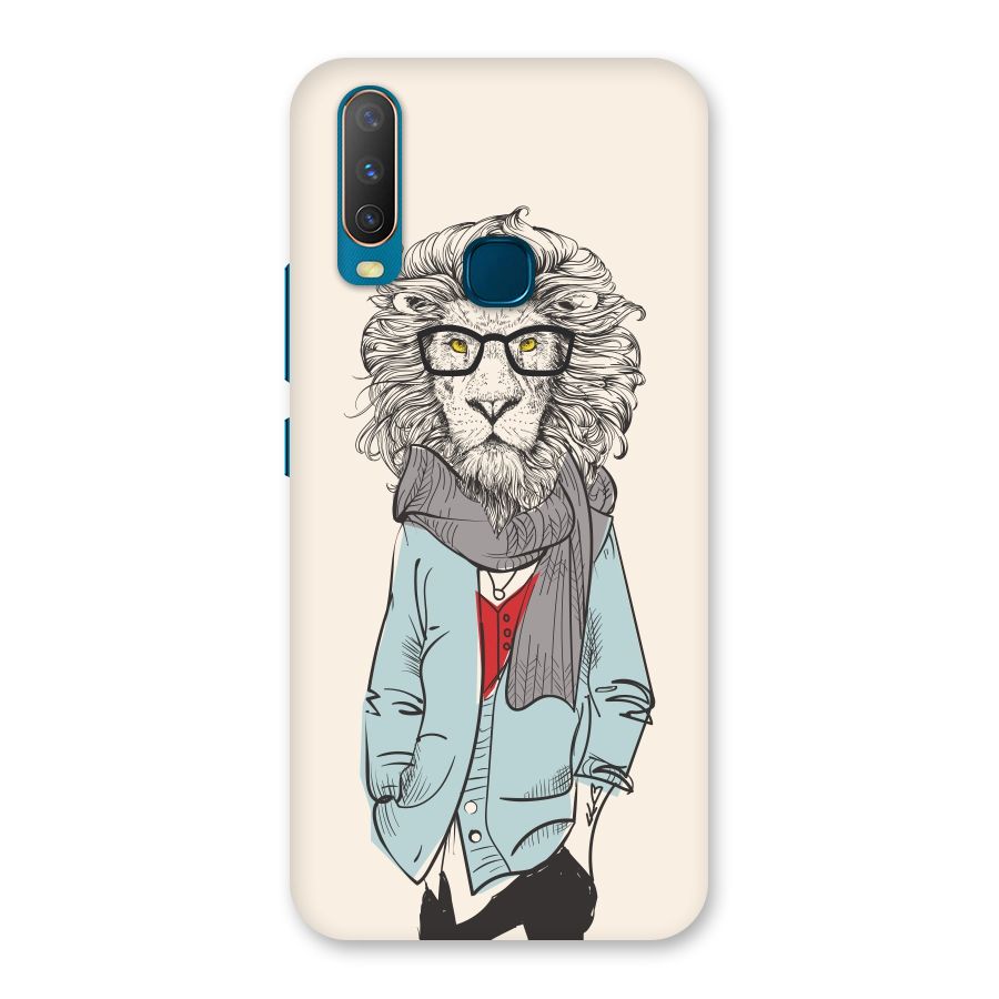 Stylish Lion Back Case for Vivo Y17