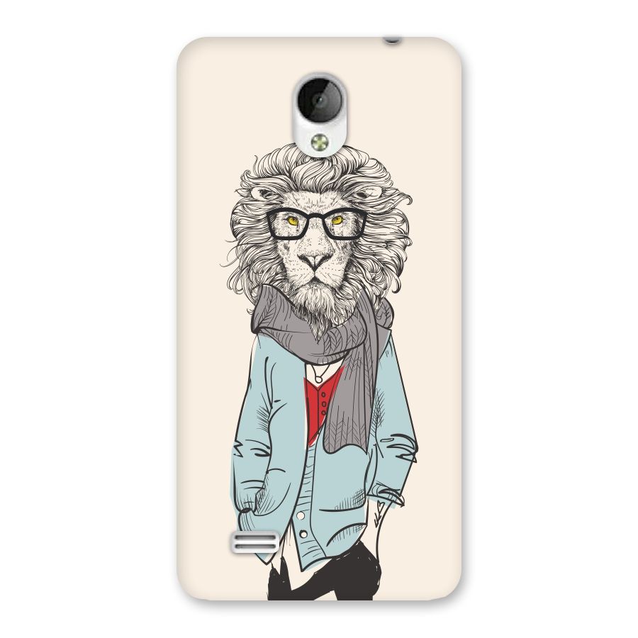 Stylish Lion Back Case for Vivo Y21