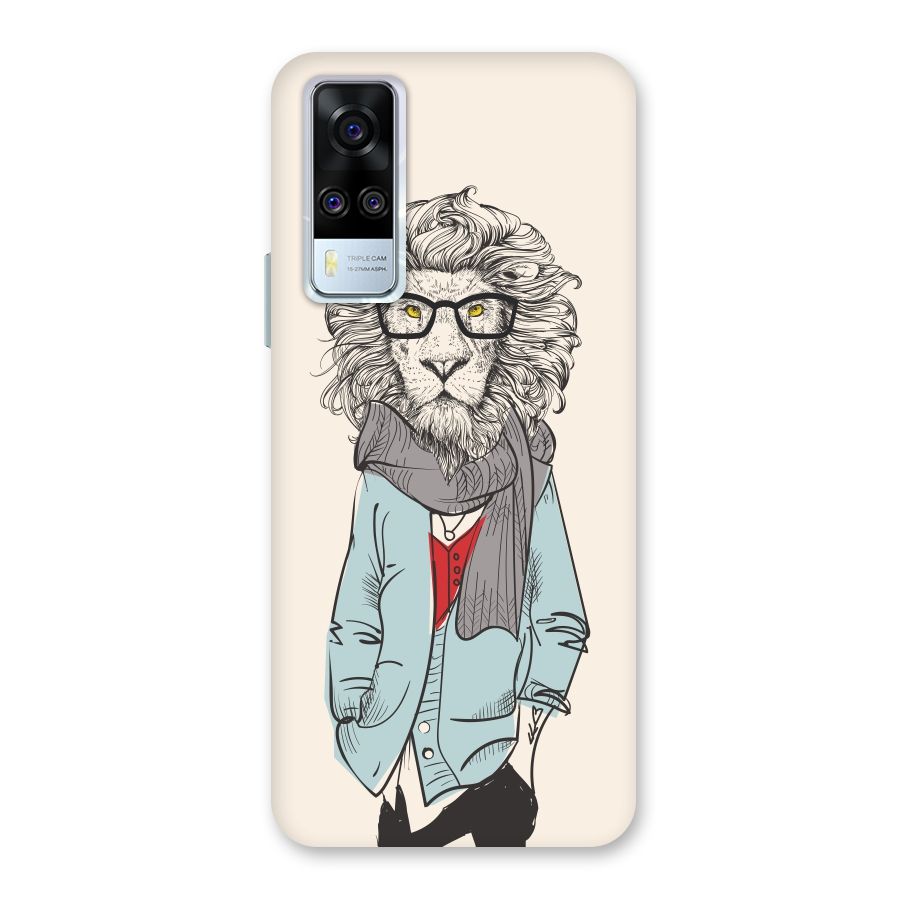 Stylish Lion Back Case for Vivo Y31