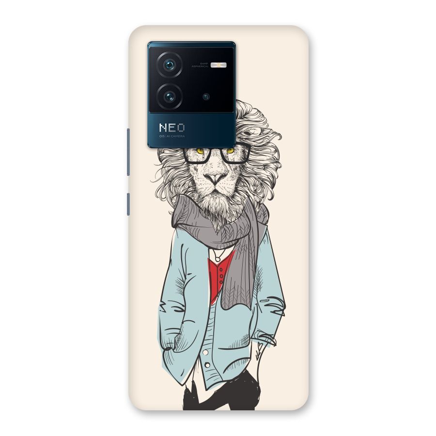 Stylish Lion Back Case for Vivo iQOO Neo 6 5G