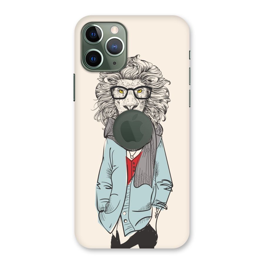Stylish Lion Back Case for iPhone 11 Pro Logo  Cut