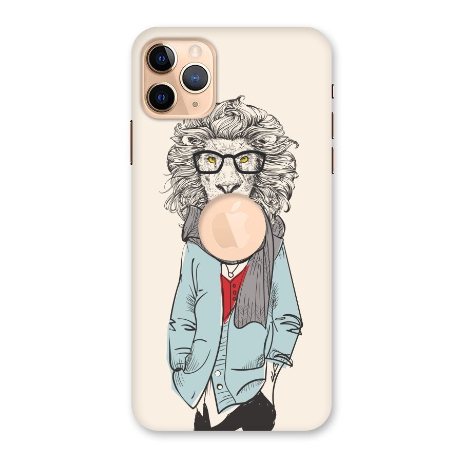 Stylish Lion Back Case for iPhone 11 Pro Max Logo Cut