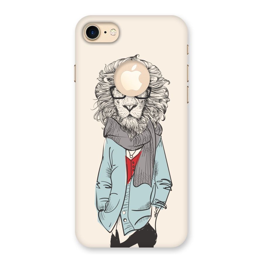 Stylish Lion Back Case for iPhone 7 Logo Cut
