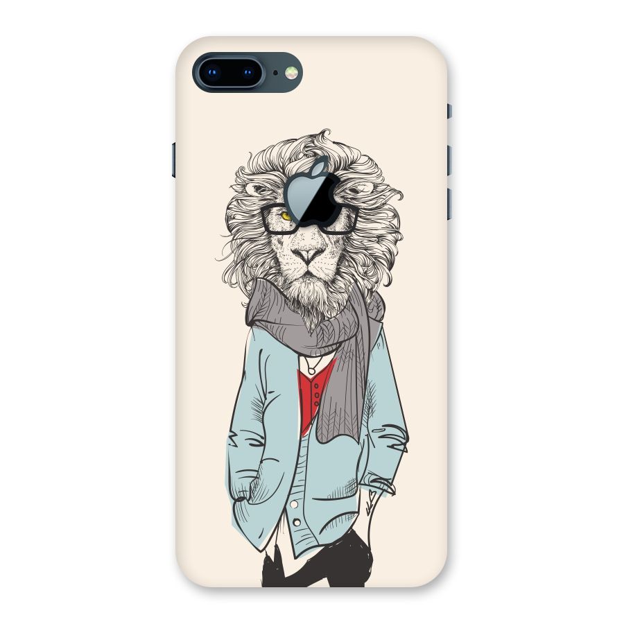 Stylish Lion Back Case for iPhone 7 Plus Apple Cut