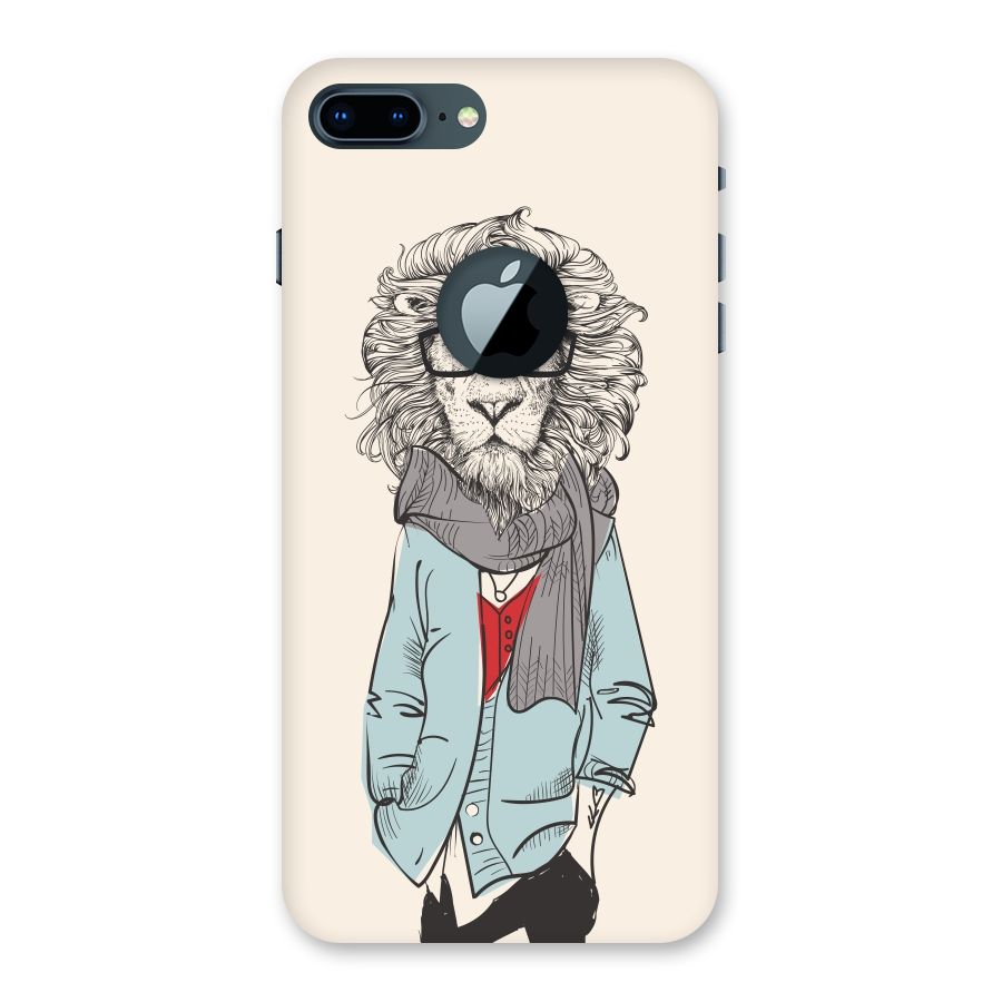 Stylish Lion Back Case for iPhone 7 Plus Logo Cut