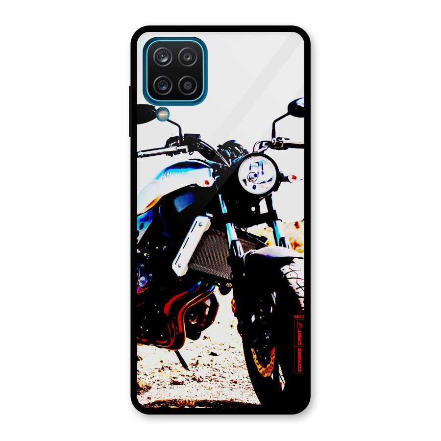 Stylish Ride Extreme Glass Back Case for Galaxy A12