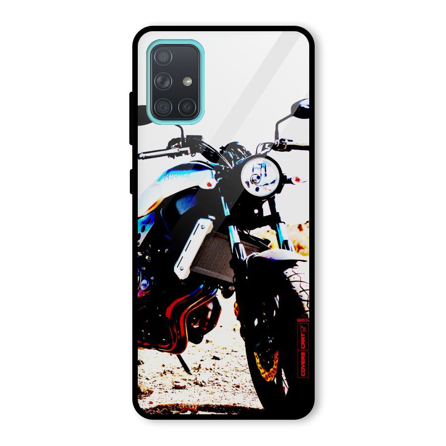 Stylish Ride Extreme Glass Back Case for Galaxy A71