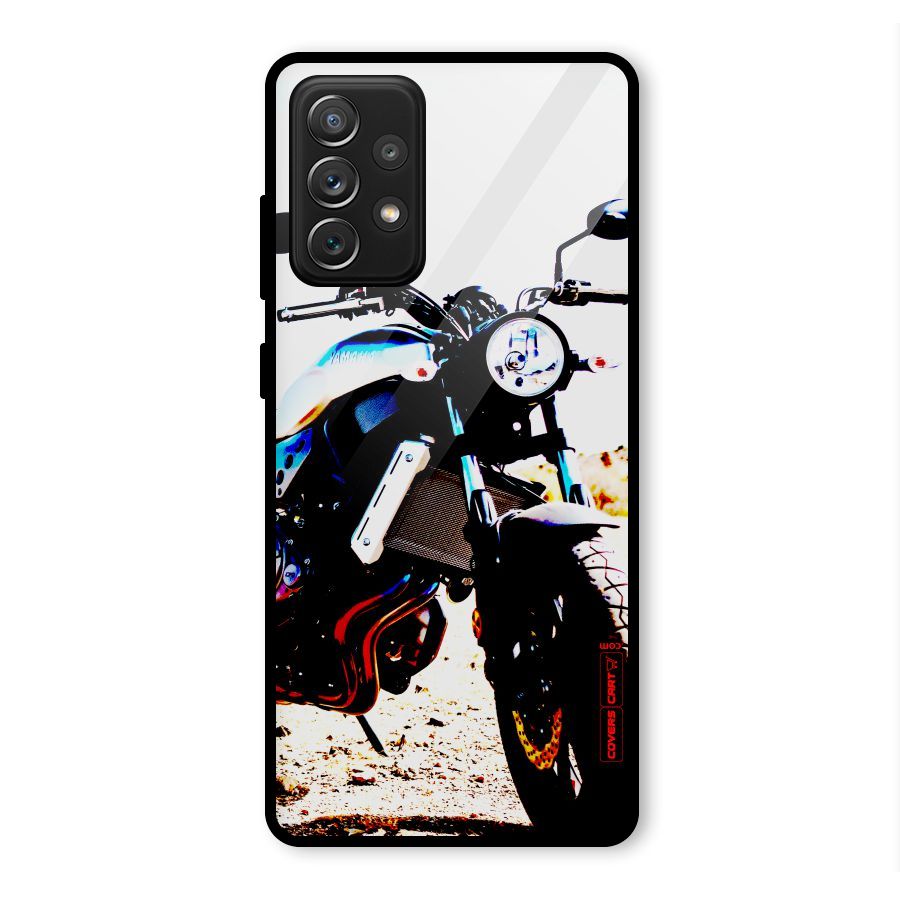 Stylish Ride Extreme Glass Back Case for Galaxy A72