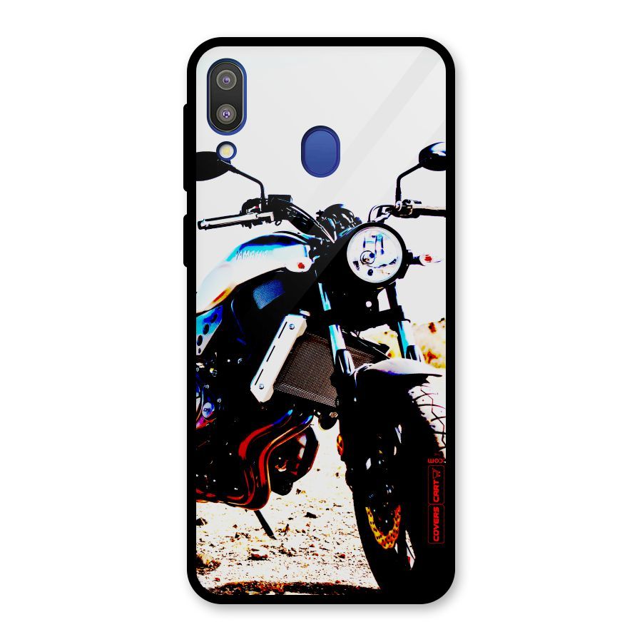 Stylish Ride Extreme Glass Back Case for Galaxy M20