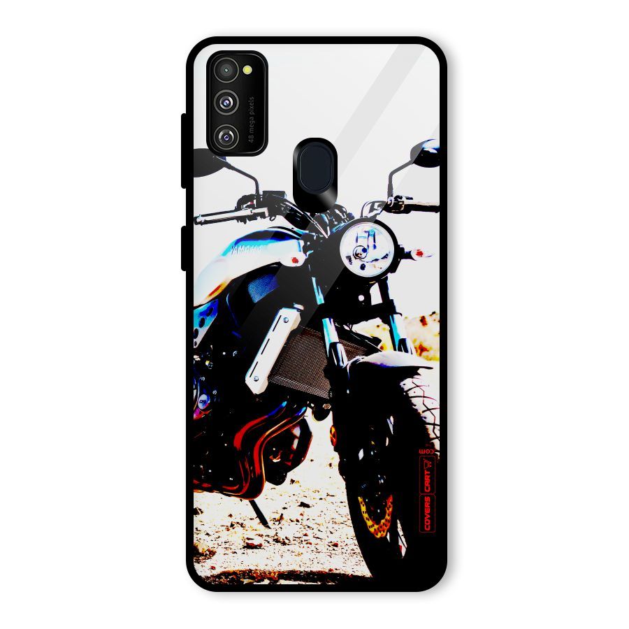 Stylish Ride Extreme Glass Back Case for Galaxy M30s