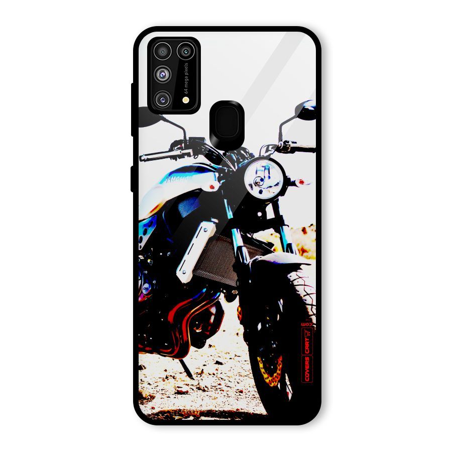 Stylish Ride Extreme Glass Back Case for Galaxy M31