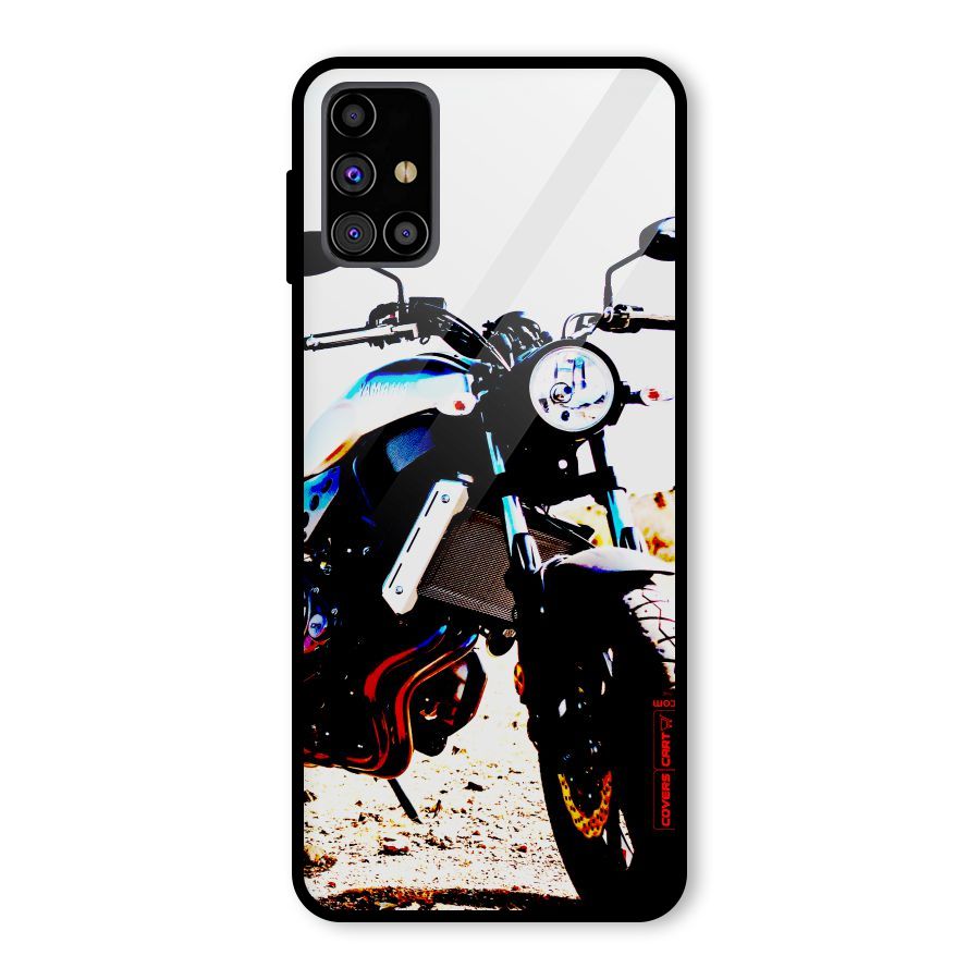 Stylish Ride Extreme Glass Back Case for Galaxy M31s