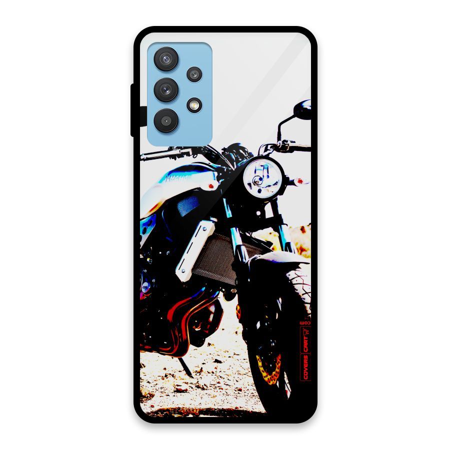 Stylish Ride Extreme Glass Back Case for Galaxy M32 5G