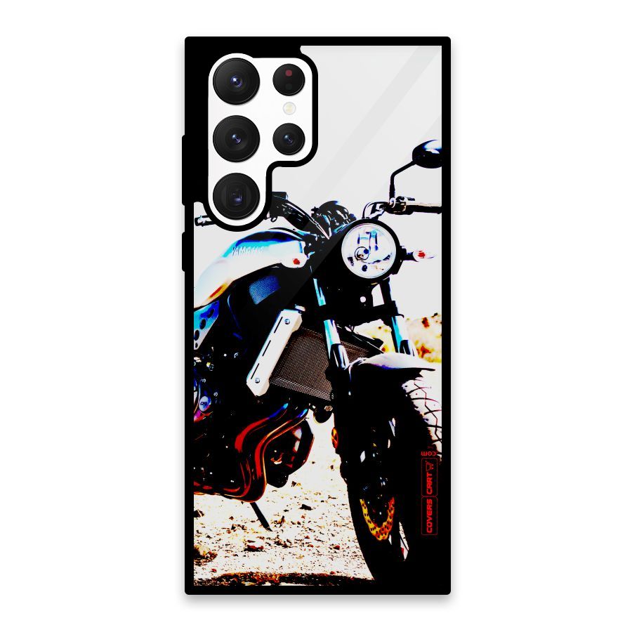 Stylish Ride Extreme Glass Back Case for Galaxy S22 Ultra 5G