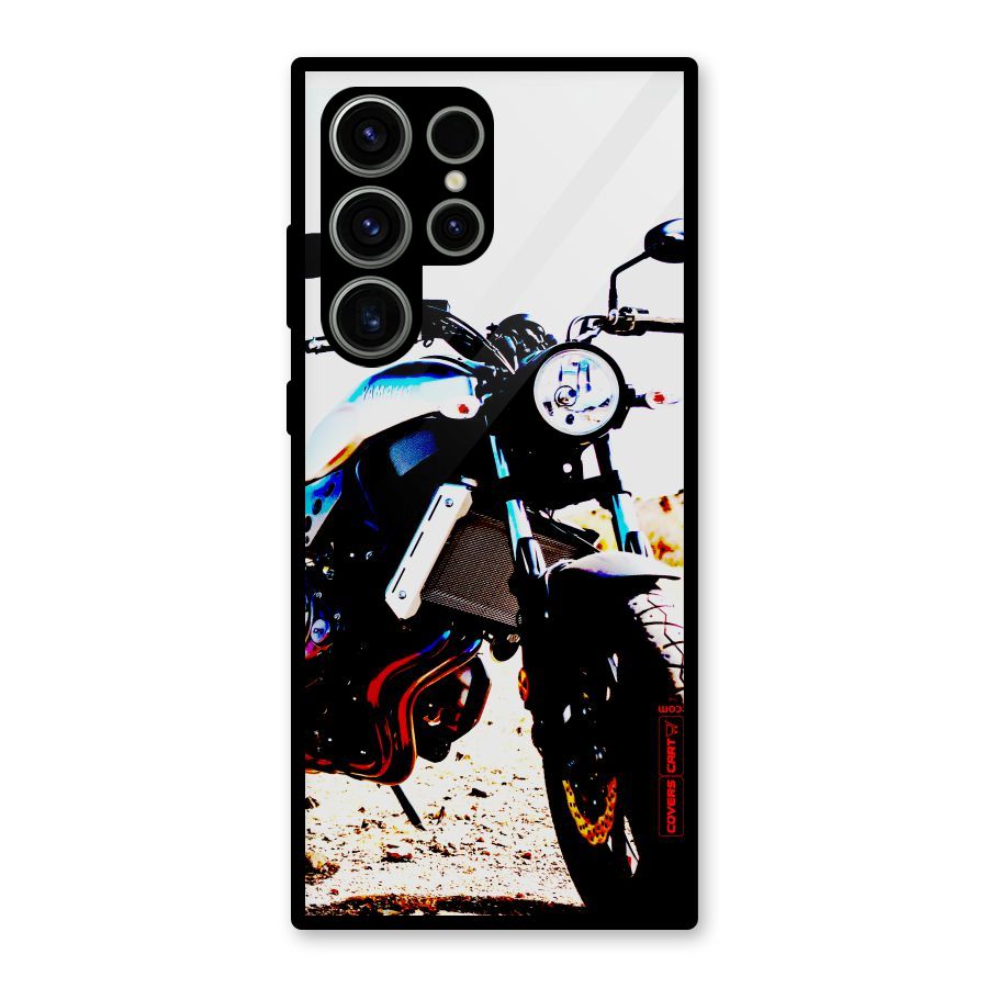Stylish Ride Extreme Glass Back Case for Galaxy S23 Ultra