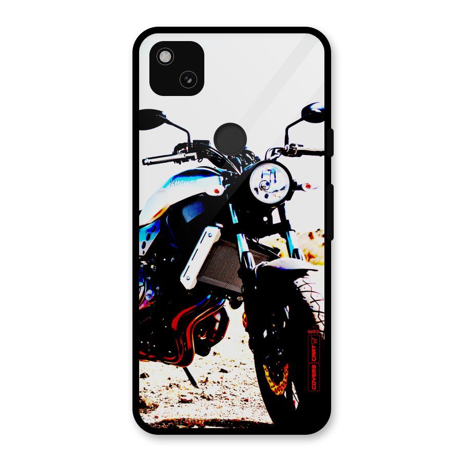 Stylish Ride Extreme Glass Back Case for Google Pixel 4a