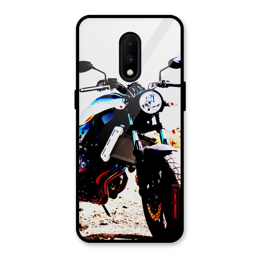 Stylish Ride Extreme Glass Back Case for OnePlus 7