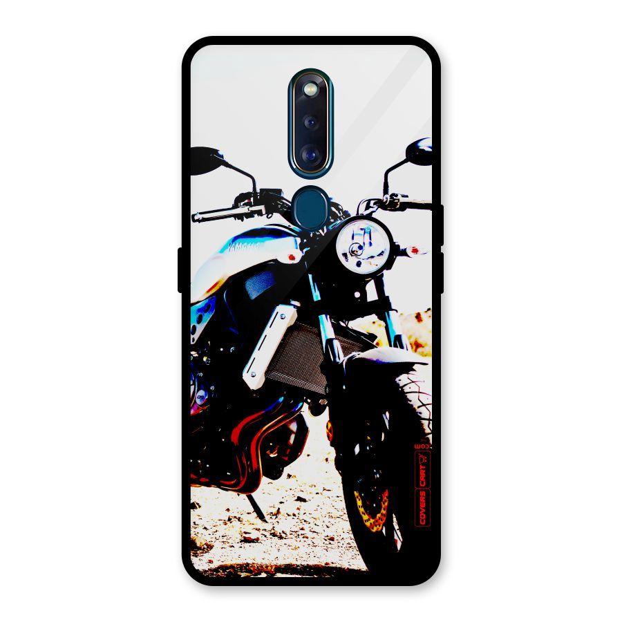 Stylish Ride Extreme Glass Back Case for Oppo F11 Pro