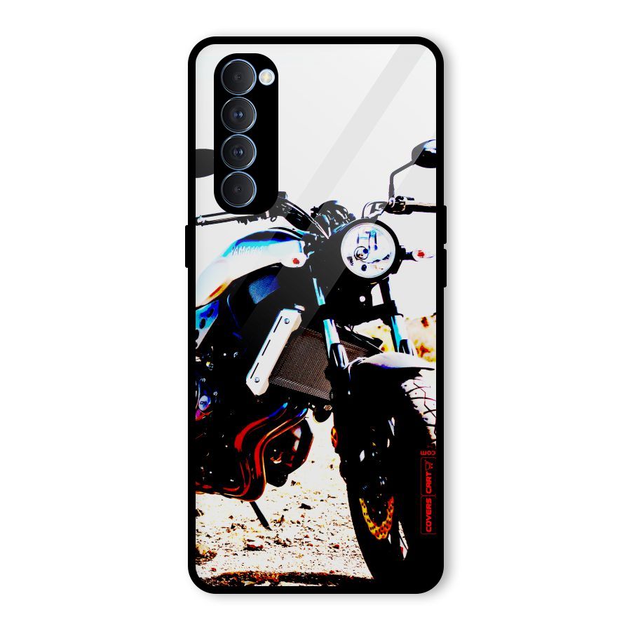 Stylish Ride Extreme Glass Back Case for Oppo Reno4 Pro