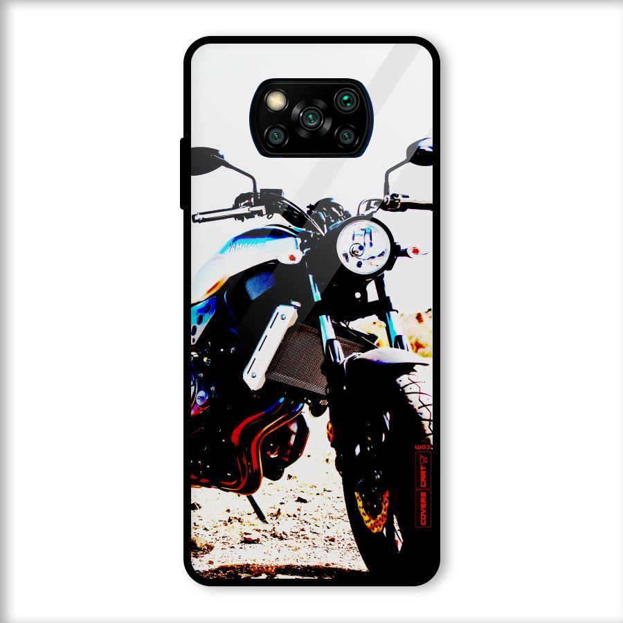 Stylish Ride Extreme Glass Back Case for Poco X3
