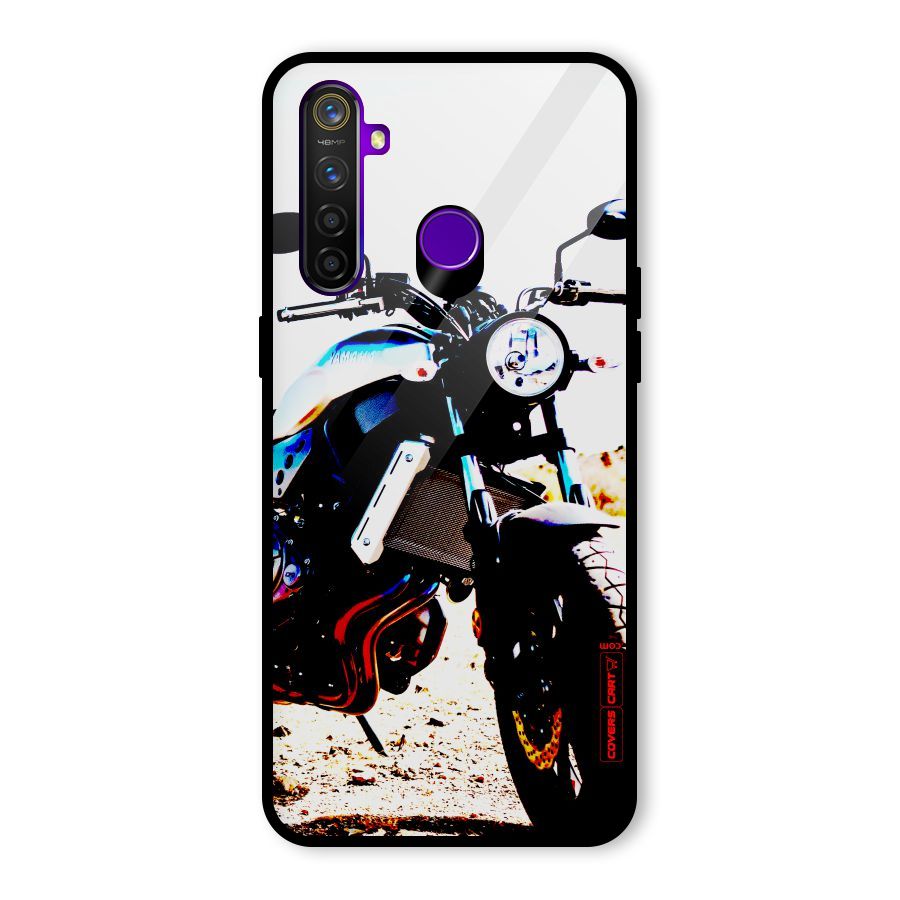 Stylish Ride Extreme Glass Back Case for Realme 5 Pro