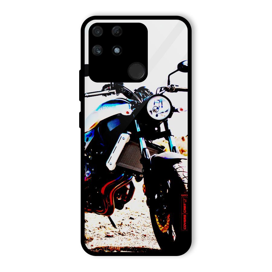 Stylish Ride Extreme Glass Back Case for Realme Narzo 50A