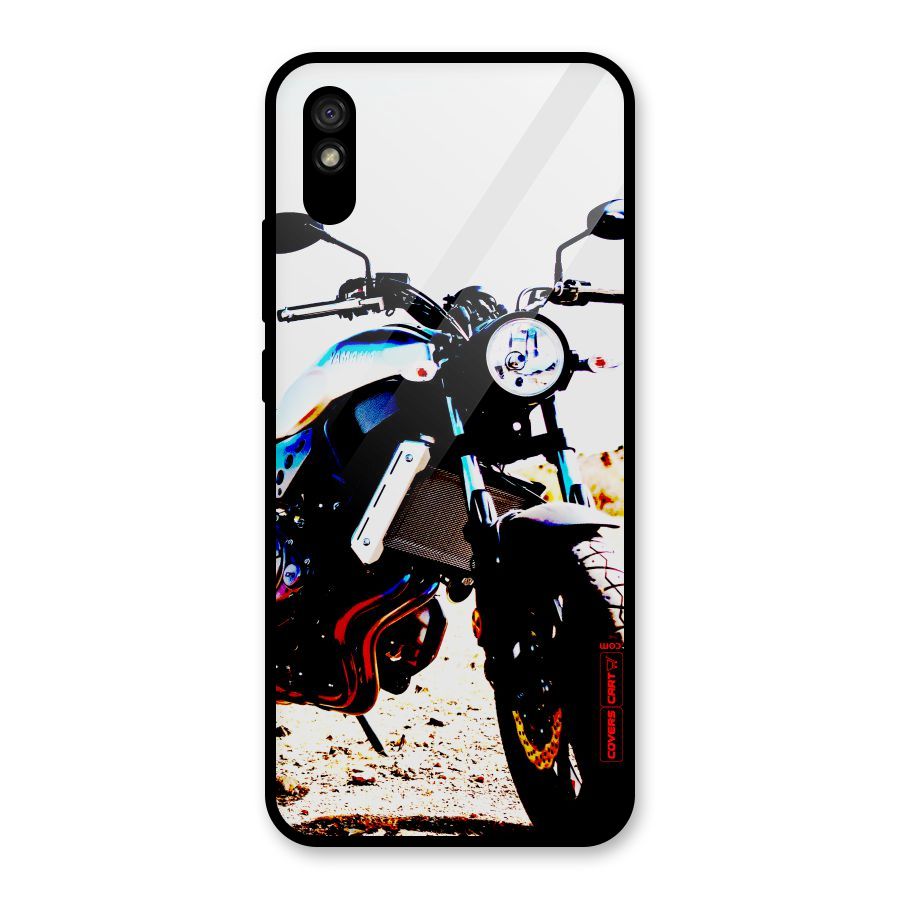 Stylish Ride Extreme Glass Back Case for Redmi 9A