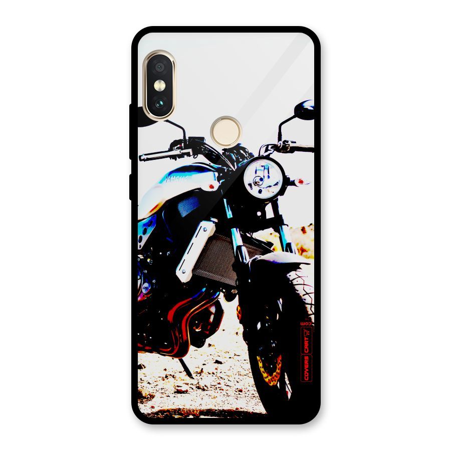 Stylish Ride Extreme Glass Back Case for Redmi Note 5 Pro