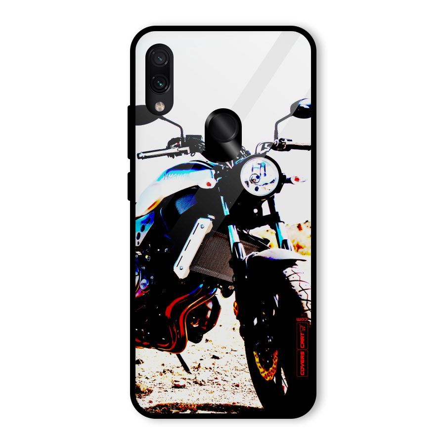Stylish Ride Extreme Glass Back Case for Redmi Note 7