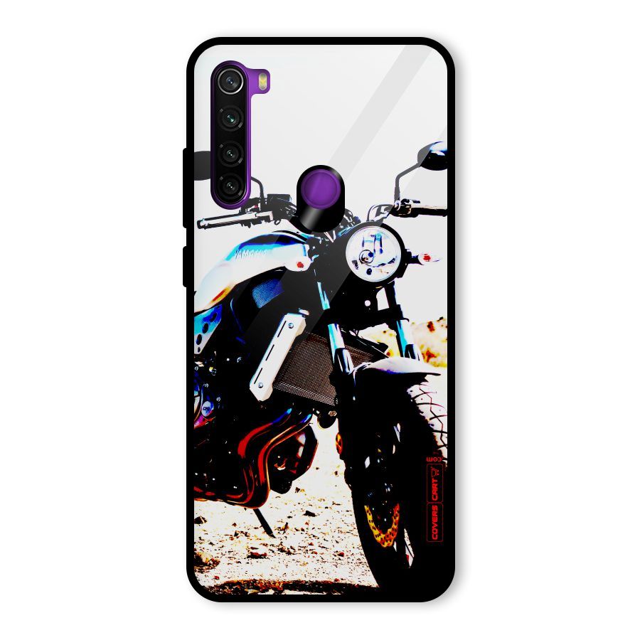 Stylish Ride Extreme Glass Back Case for Redmi Note 8