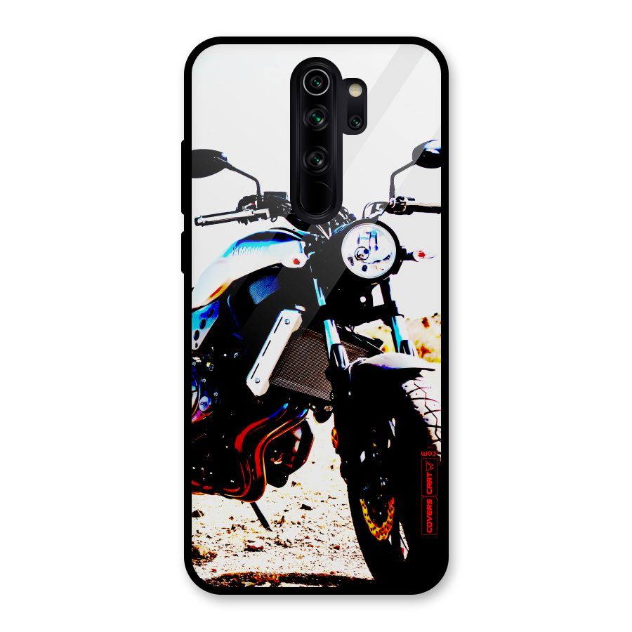 Stylish Ride Extreme Glass Back Case for Redmi Note 8 Pro