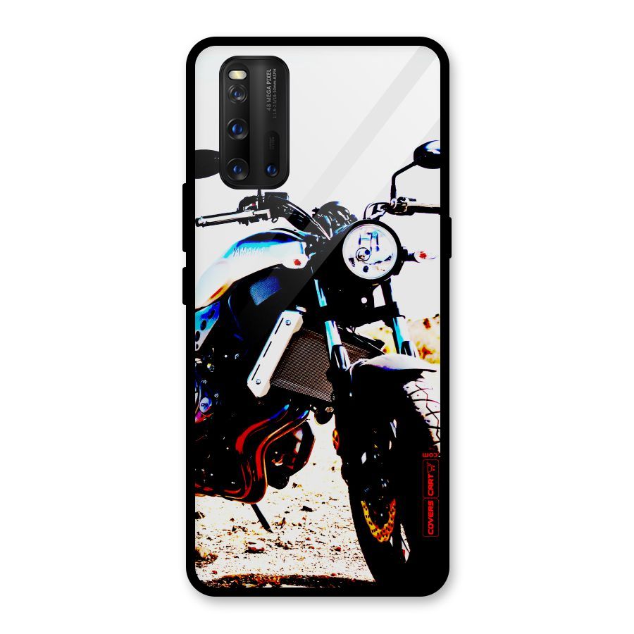 Stylish Ride Extreme Glass Back Case for Vivo iQOO 3