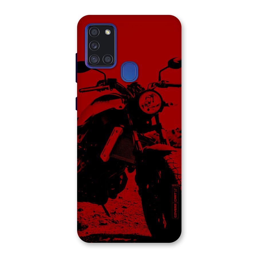 Stylish Ride Red Back Case for Galaxy A21s