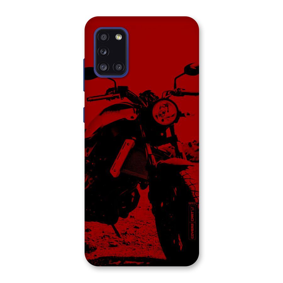 Stylish Ride Red Back Case for Galaxy A31