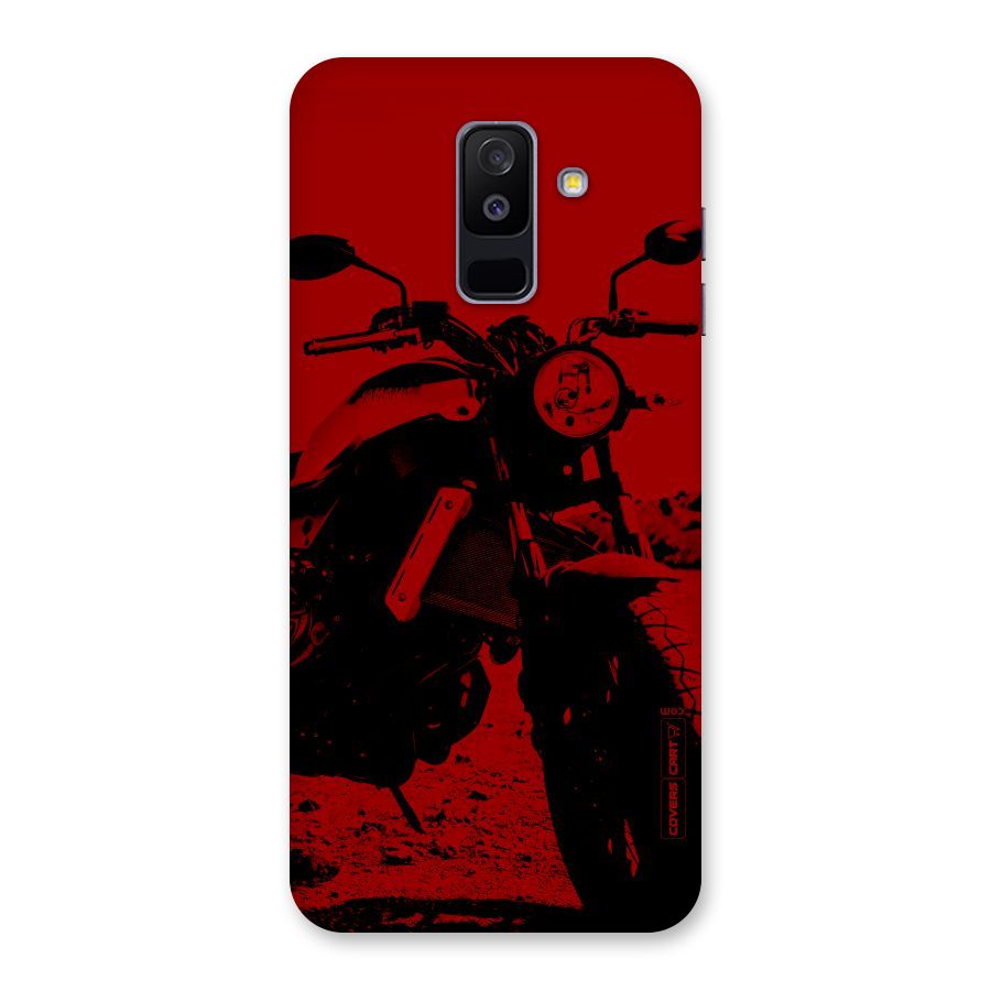 Stylish Ride Red Back Case for Galaxy A6 Plus