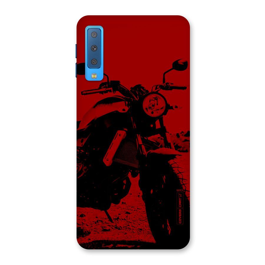 Stylish Ride Red Back Case for Galaxy A7 (2018)