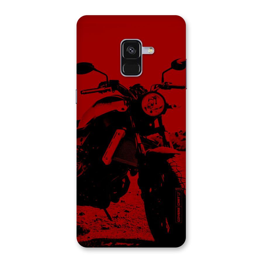 Stylish Ride Red Back Case for Galaxy A8 Plus