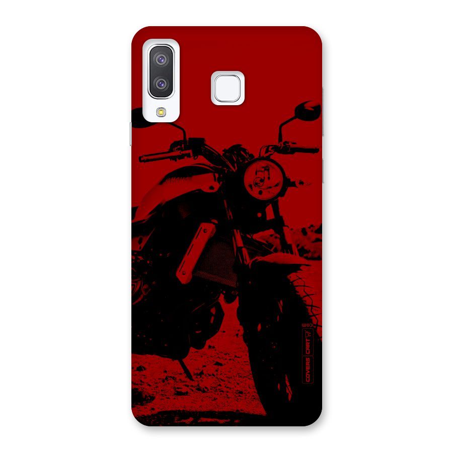 Stylish Ride Red Back Case for Galaxy A8 Star